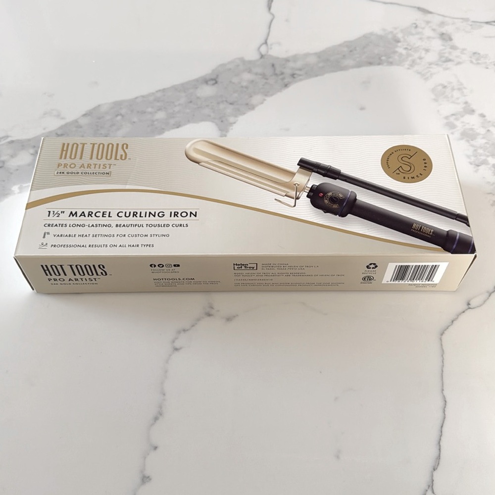 Hot tools pro artist 24k gold Curling Iron new